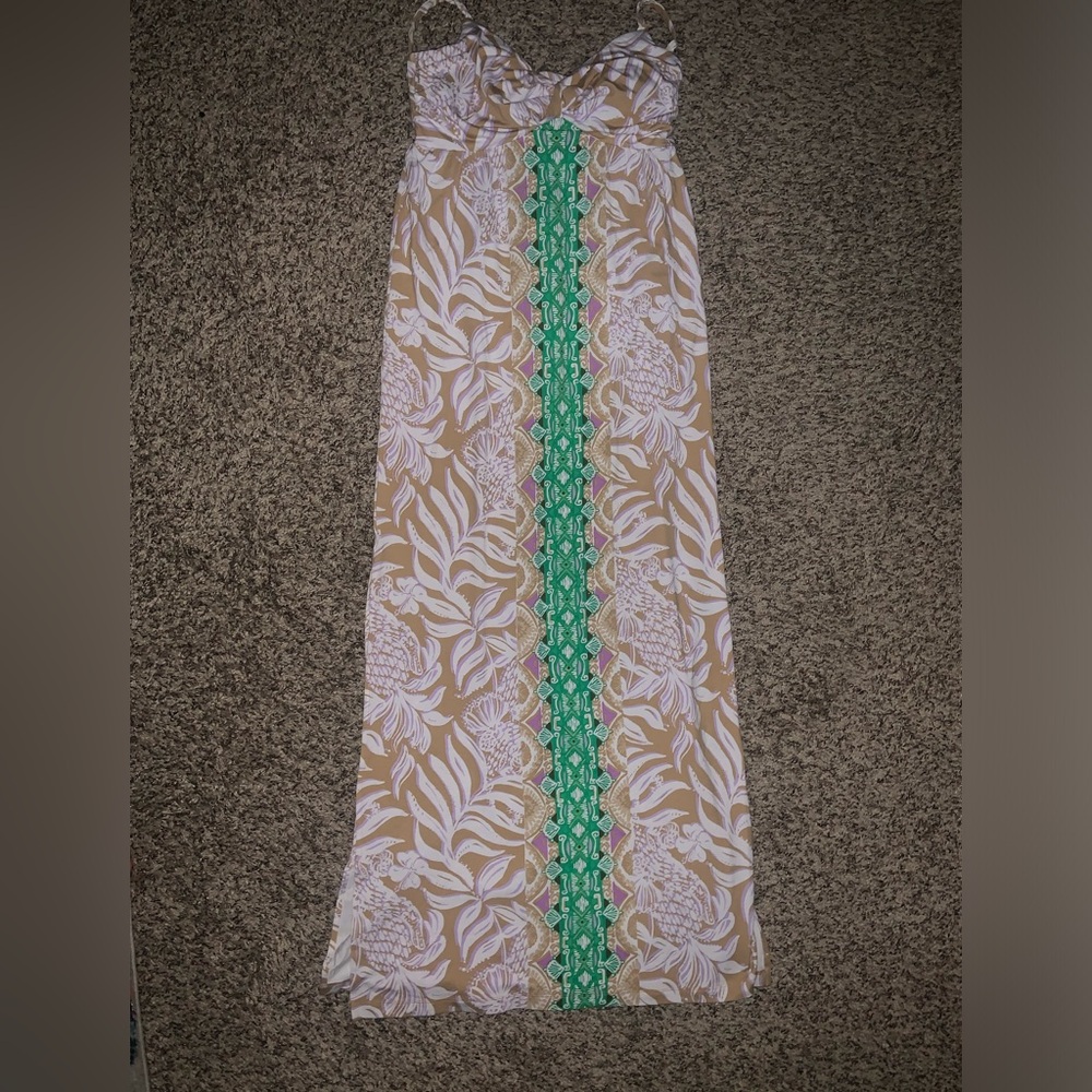 Lilly Pulitzer Floralie Maxi Sz 0